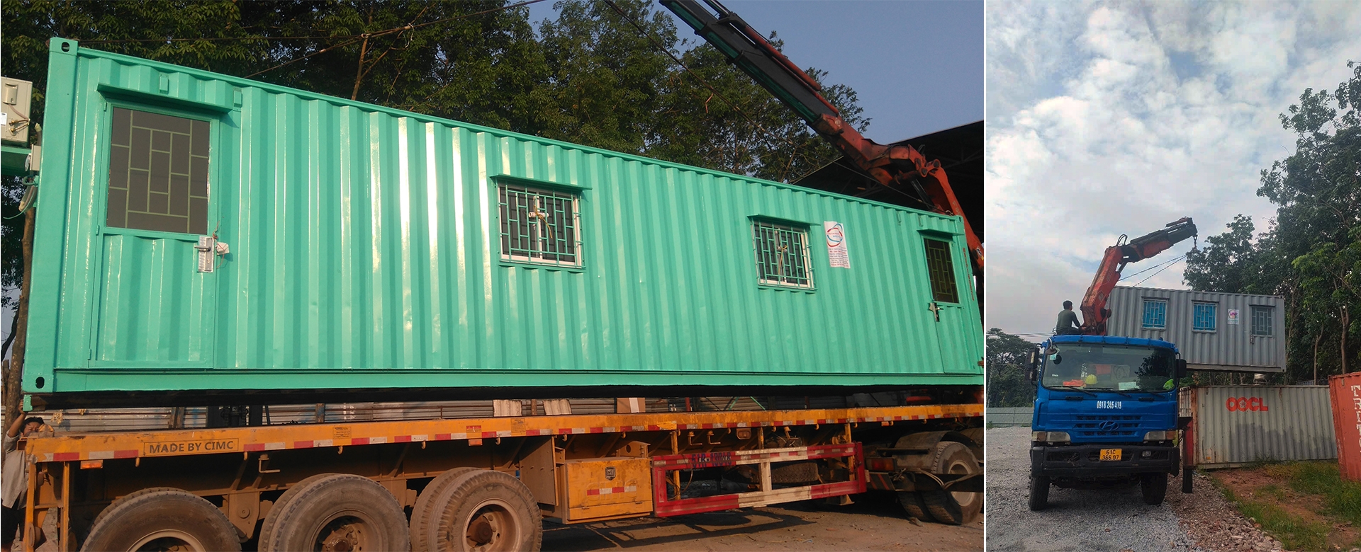 bán cho thuê container 40' làm văn phòng