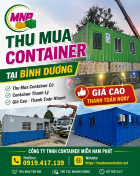 Thu Mua Container Tại Bình Dương, Thu Mua Container Cũ, Container Thanh Lý