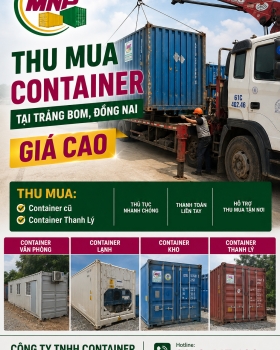 Thu Mua Container Tại Trảng Bom, Đồng Nai Giá Cao