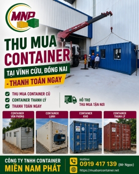Thu Mua Container Tại Vĩnh Cửu, Đồng Nai - Thanh Toán Ngay
