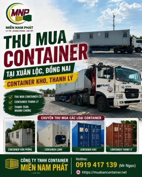 Thu Mua Container Tại Xuân Lộc, Đồng Nai - Container Kho, Thanh Lý