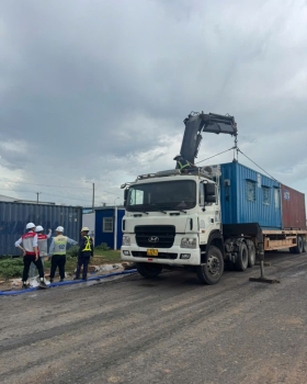 cho thuê container tại bến cát