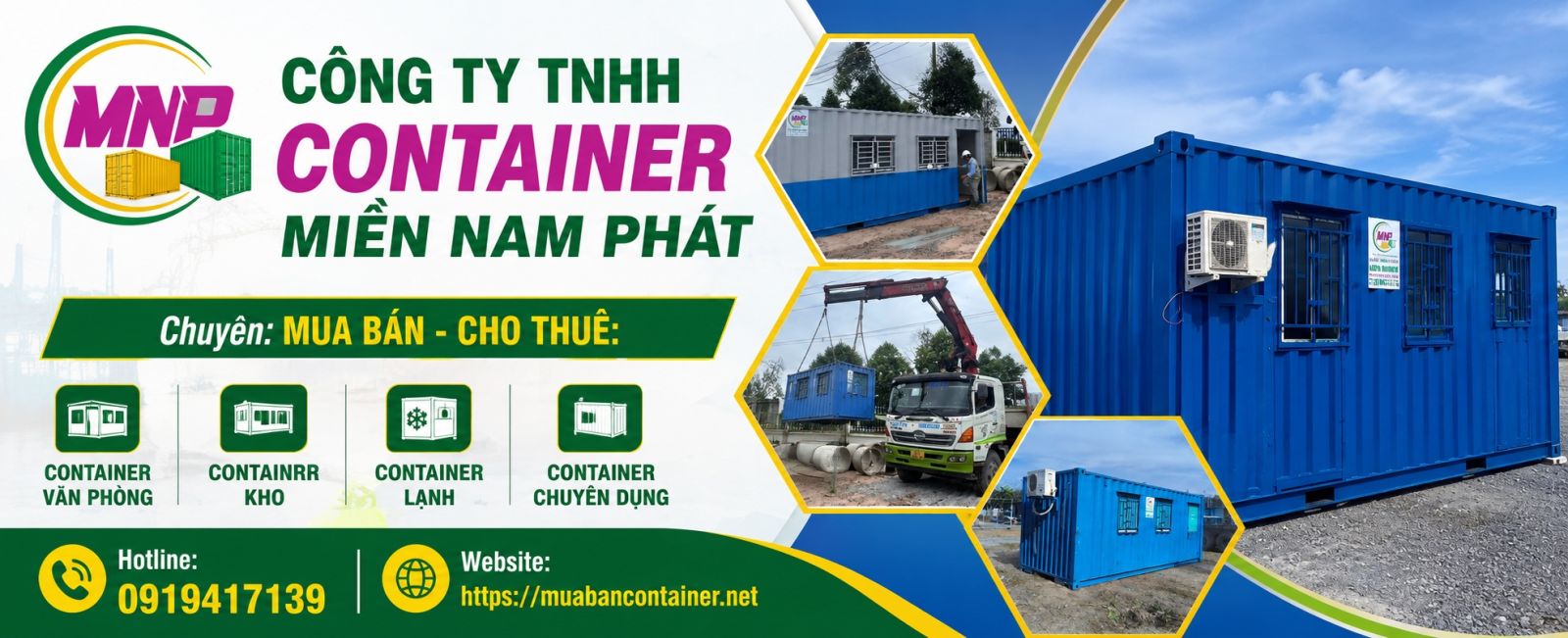 container miền nam phát