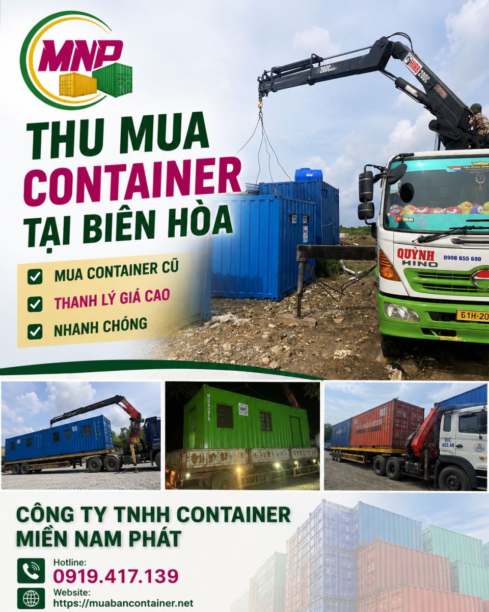 Thu Mua Container Tại Biên Hòa