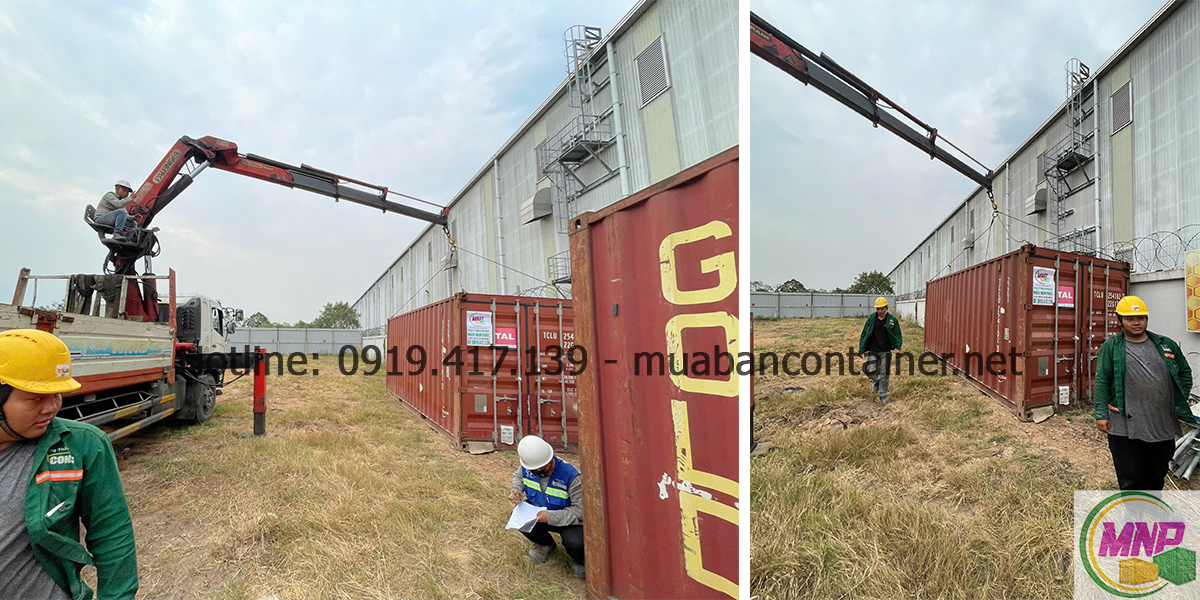 thu mua container tại Bình Phước giá cao