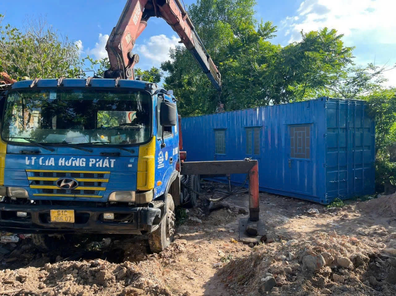 thuê container giá rẻ long an