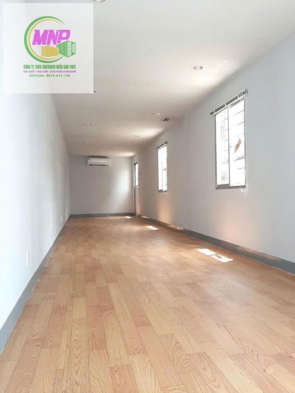 Cho thuê container văn phòng tại Mỹ Hào Hưng Yên hiện đại, có điều hòa và nội thất