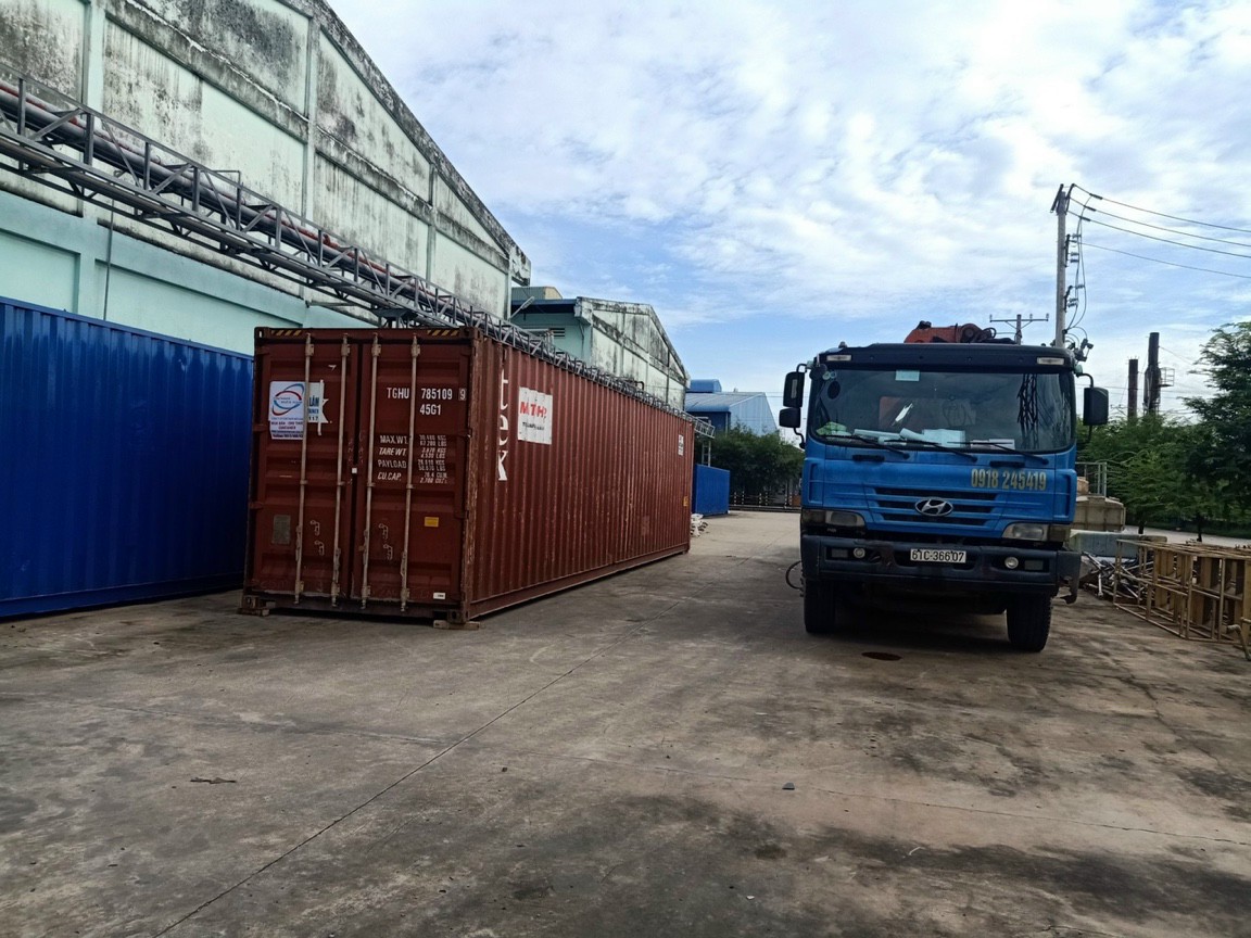 Cho thuê container tại dĩ an