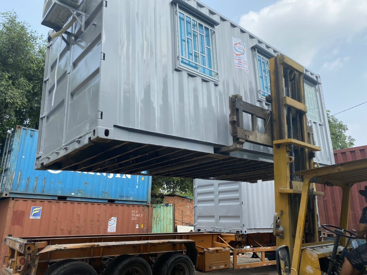 cho thuê container tại KCN Đại Đăng