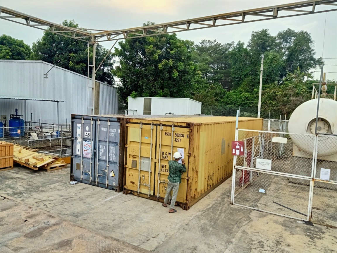 cho thuê container tại Bàu Bàng